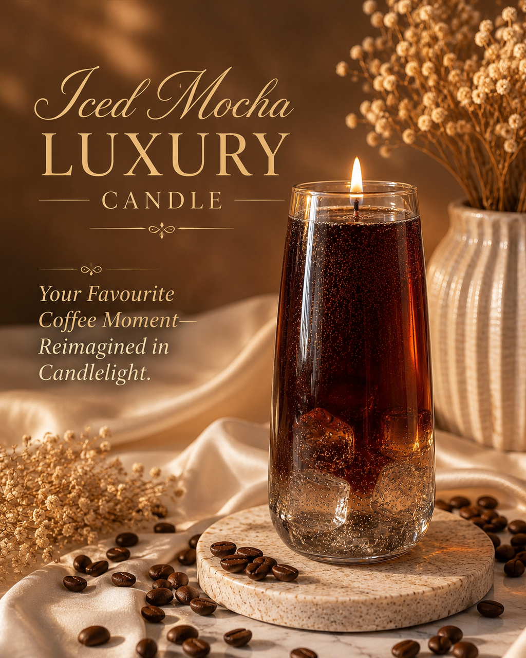 Iced Mocha Luxury Gel Candle