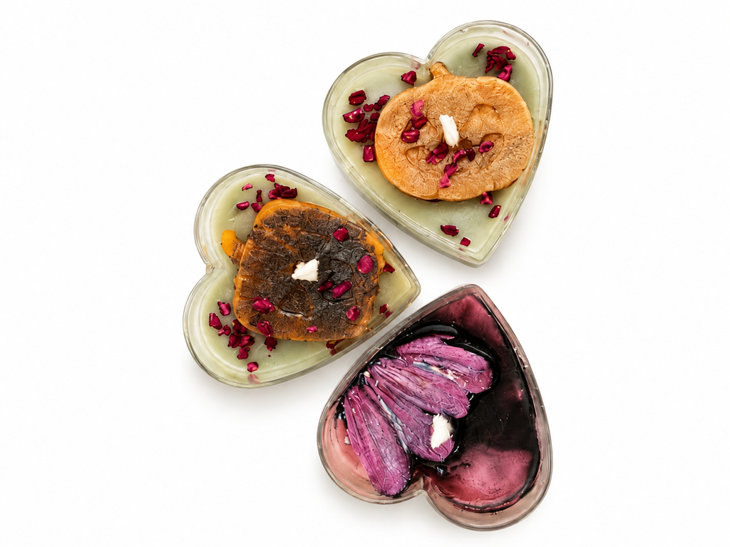 Halloween Heart Candle – A Little Magic for Spooky Season 🎃🕯️