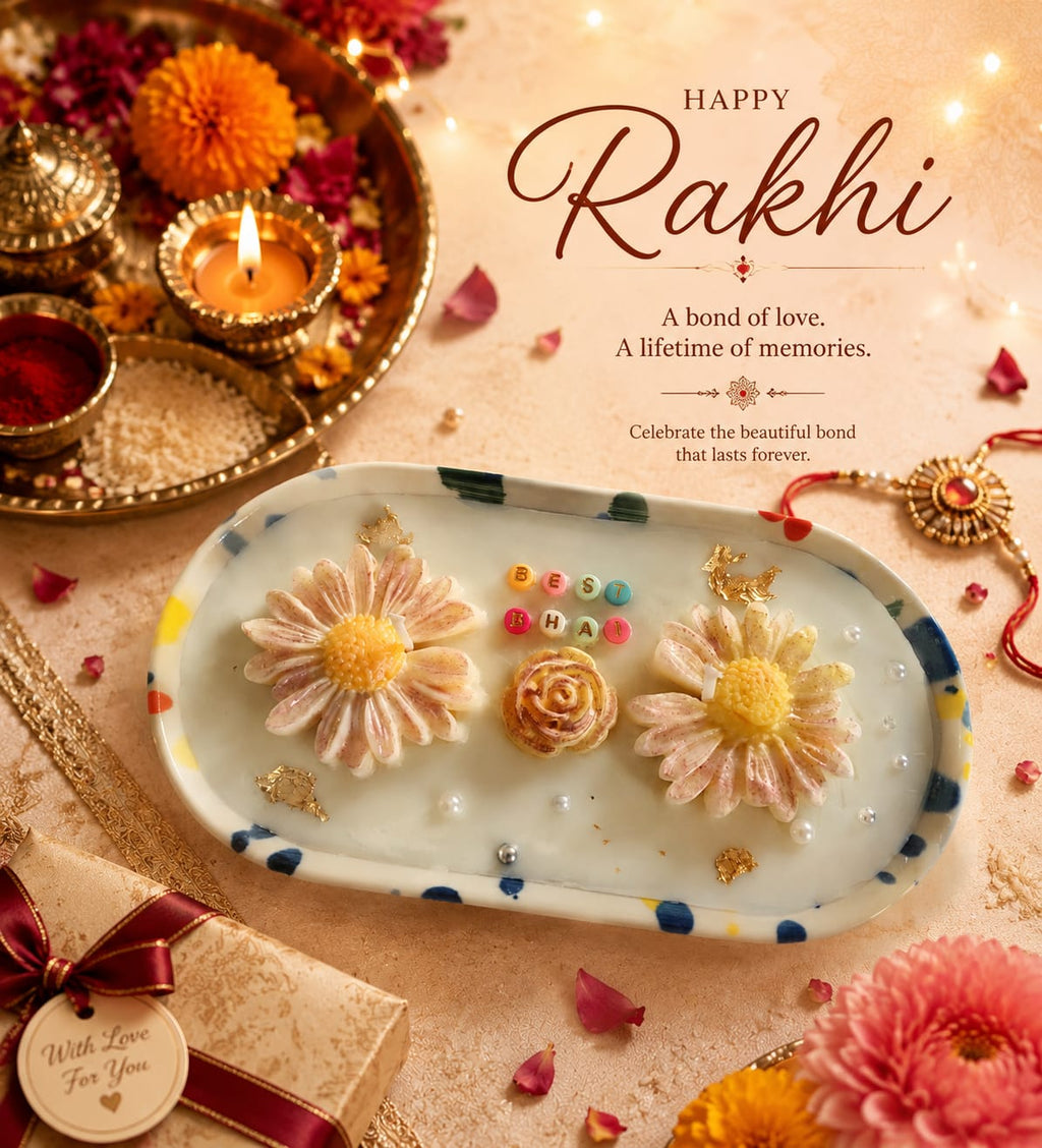 Bougie cadeau de Rakhi