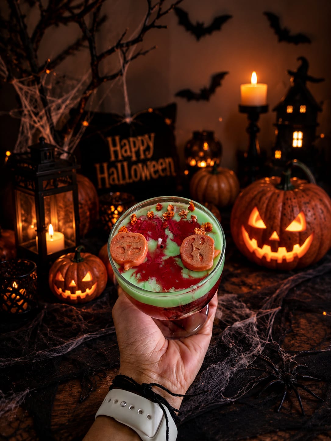 Halloween Poison Potion Gel Candle 🎃🕯️