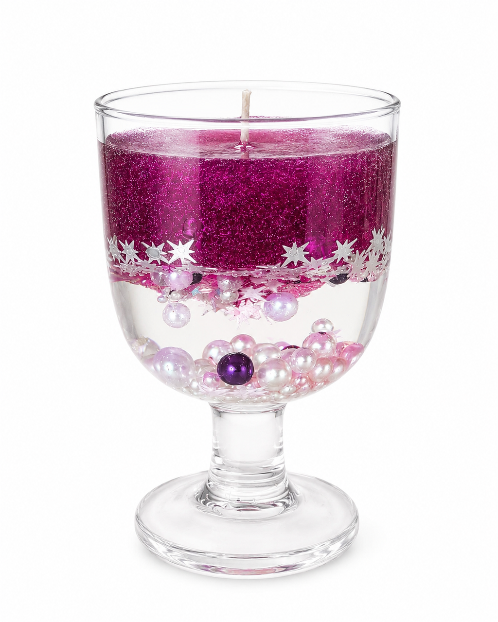 Lavender Dream Pearl Gel Candle