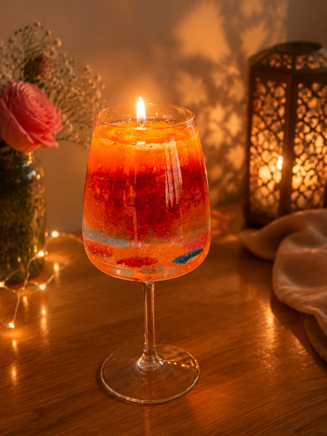 Golden Sunset Luxury Gel Candle